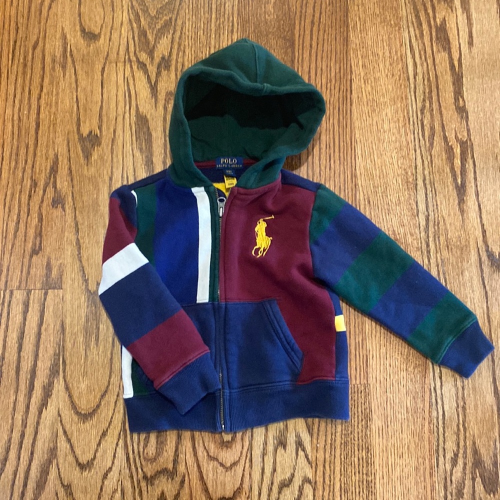 Boys polo Ralph Lauren zip up hoodie